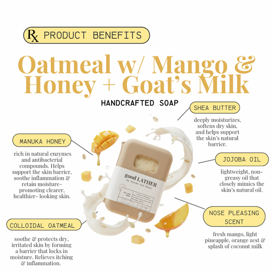 Oatmeal w/ Mango & Honey + Goat’s Milk