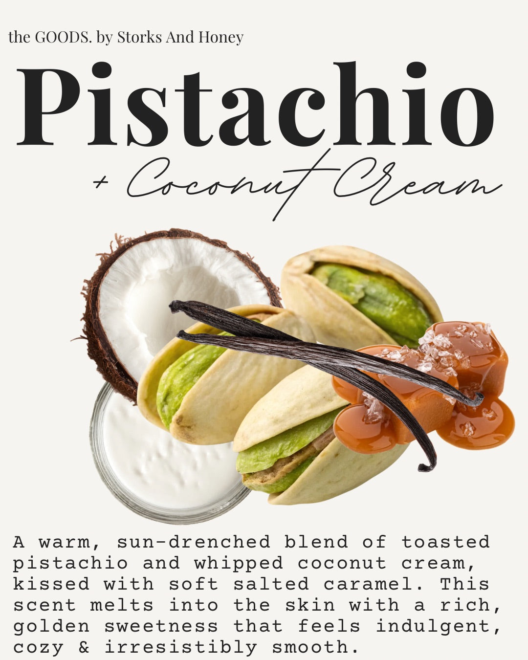Pistachio + Coconut Cream soap