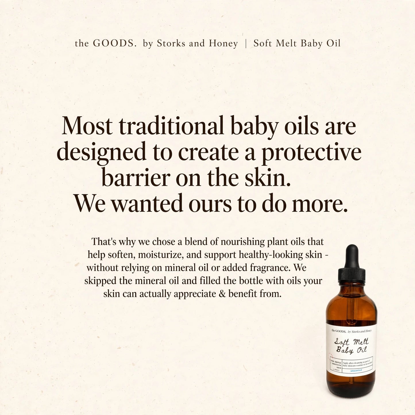 Soft Melt Body Oil ( scented )