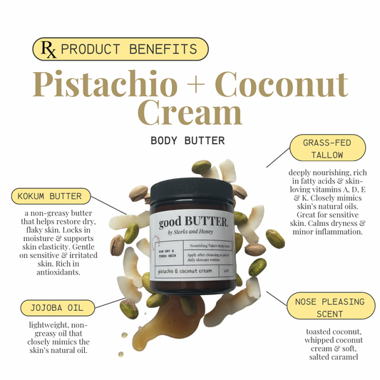 Pistachio + Coconut Cream