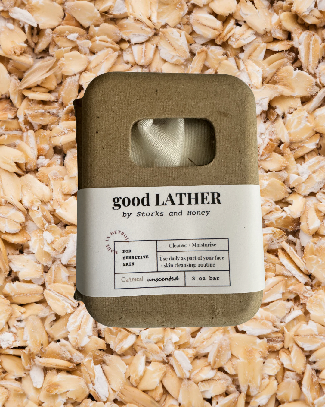 Oatmeal Soap (ｕｎｓｃｅｎｔｅｄ)